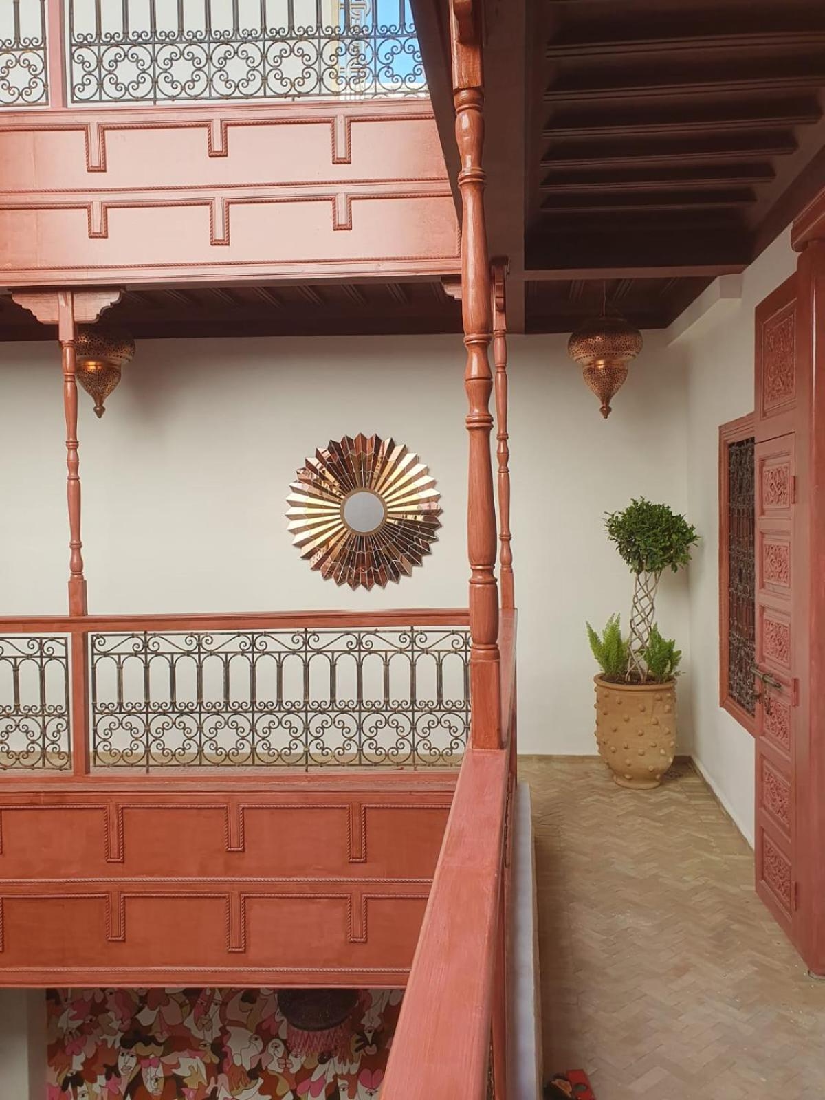 Bed and Breakfast Le Singe Rose Marrakesh Exterior foto