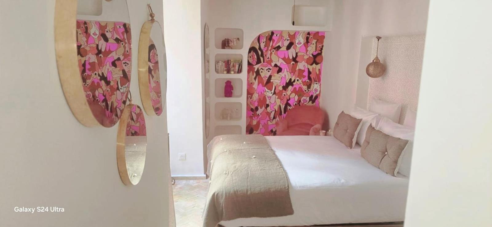 Bed and Breakfast Le Singe Rose Marrakesh Exterior foto