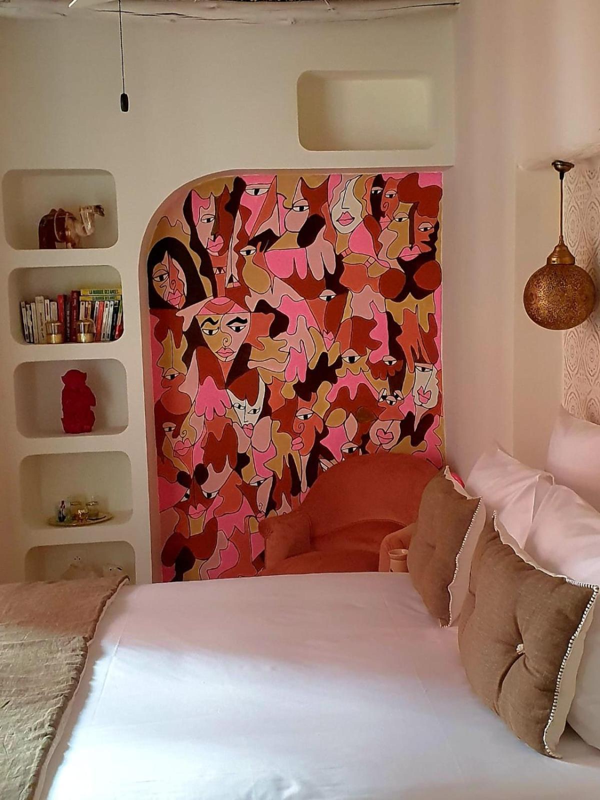 Bed and Breakfast Le Singe Rose Marrakesh Exterior foto