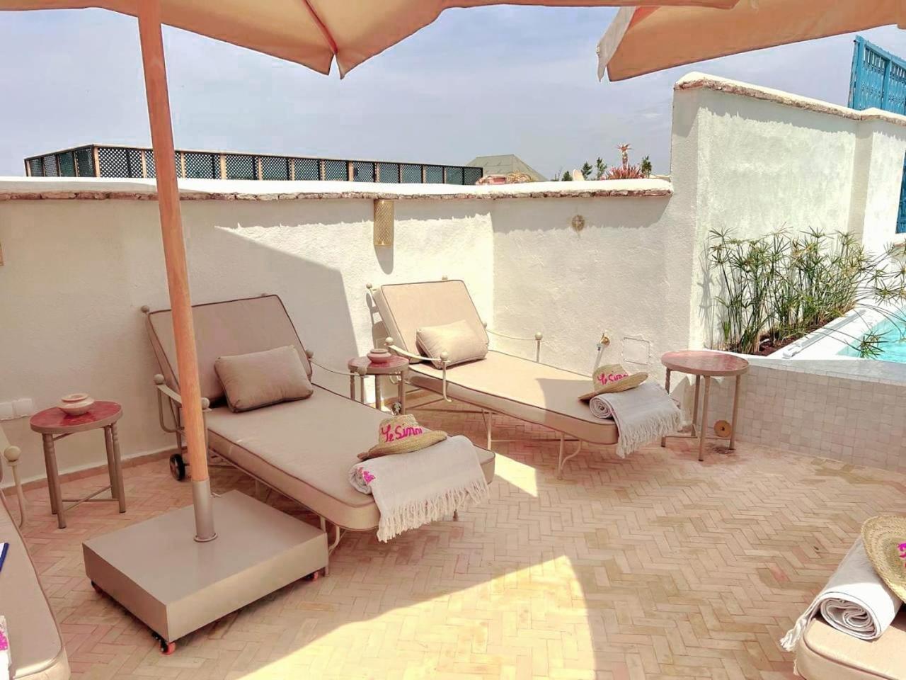 Bed and Breakfast Le Singe Rose Marrakesh Exterior foto