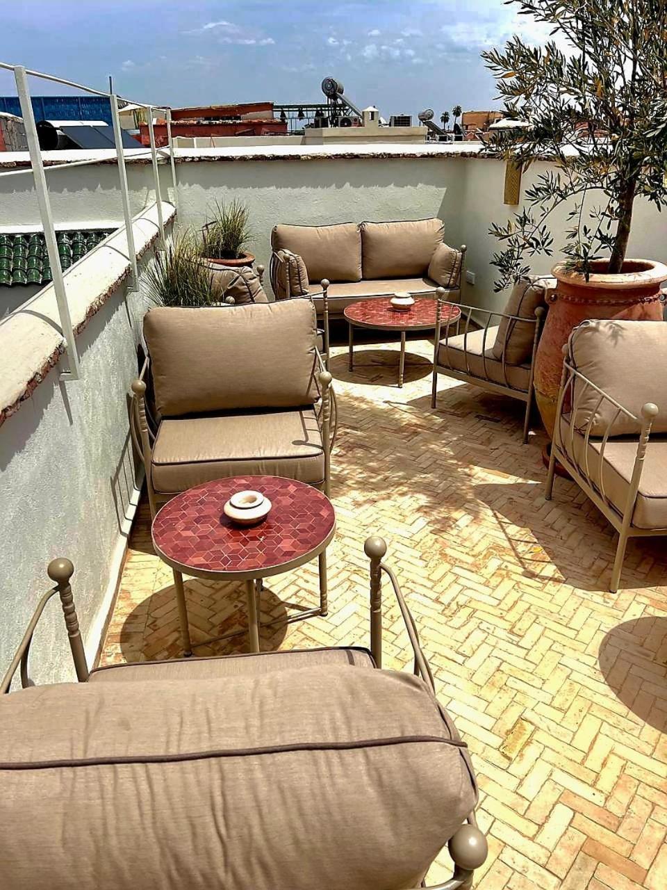 Bed and Breakfast Le Singe Rose Marrakesh Exterior foto
