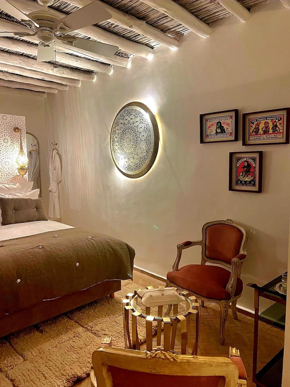 Bed and Breakfast Le Singe Rose Marrakesh Exterior foto