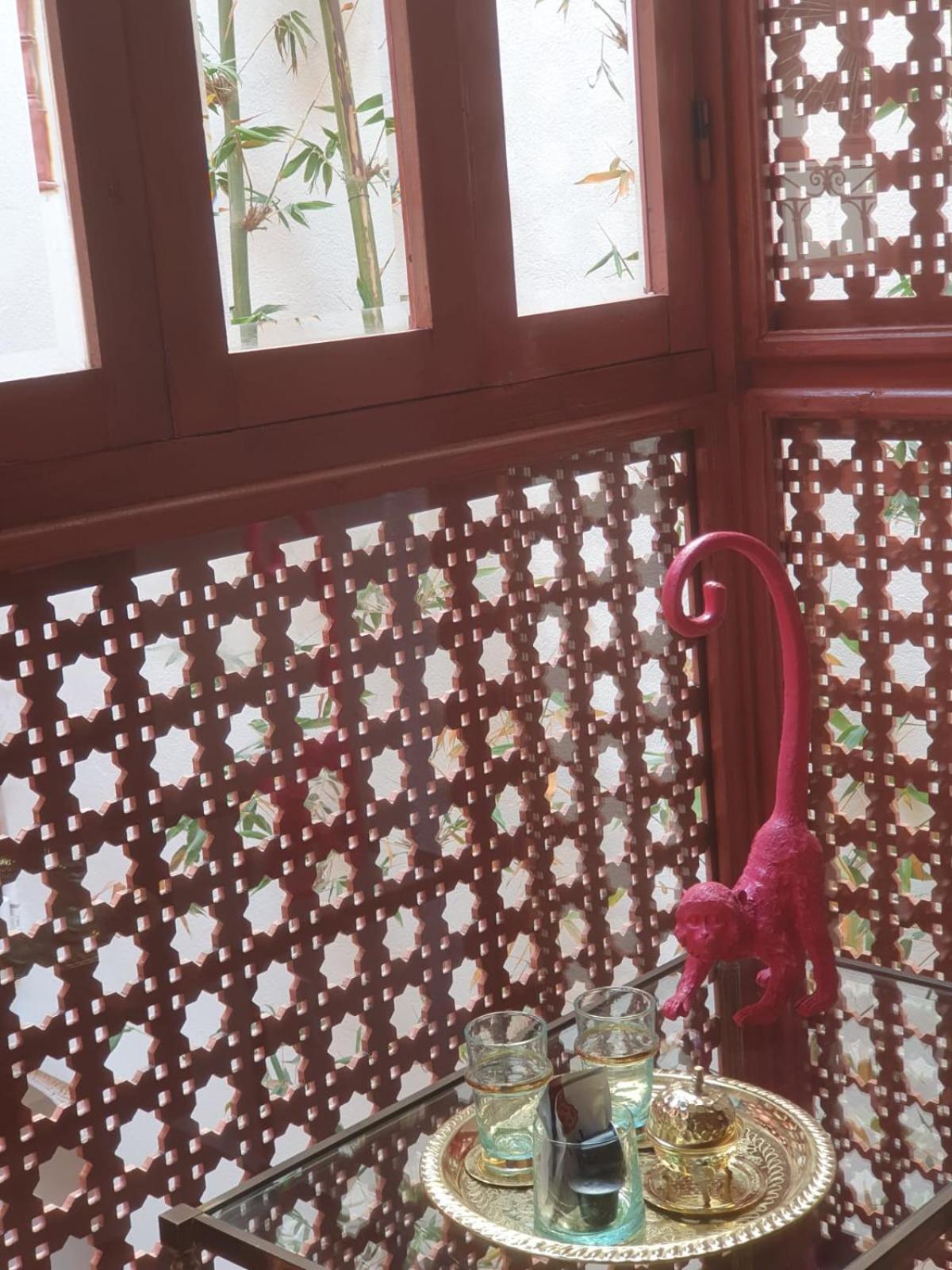 Bed and Breakfast Le Singe Rose Marrakesh Exterior foto