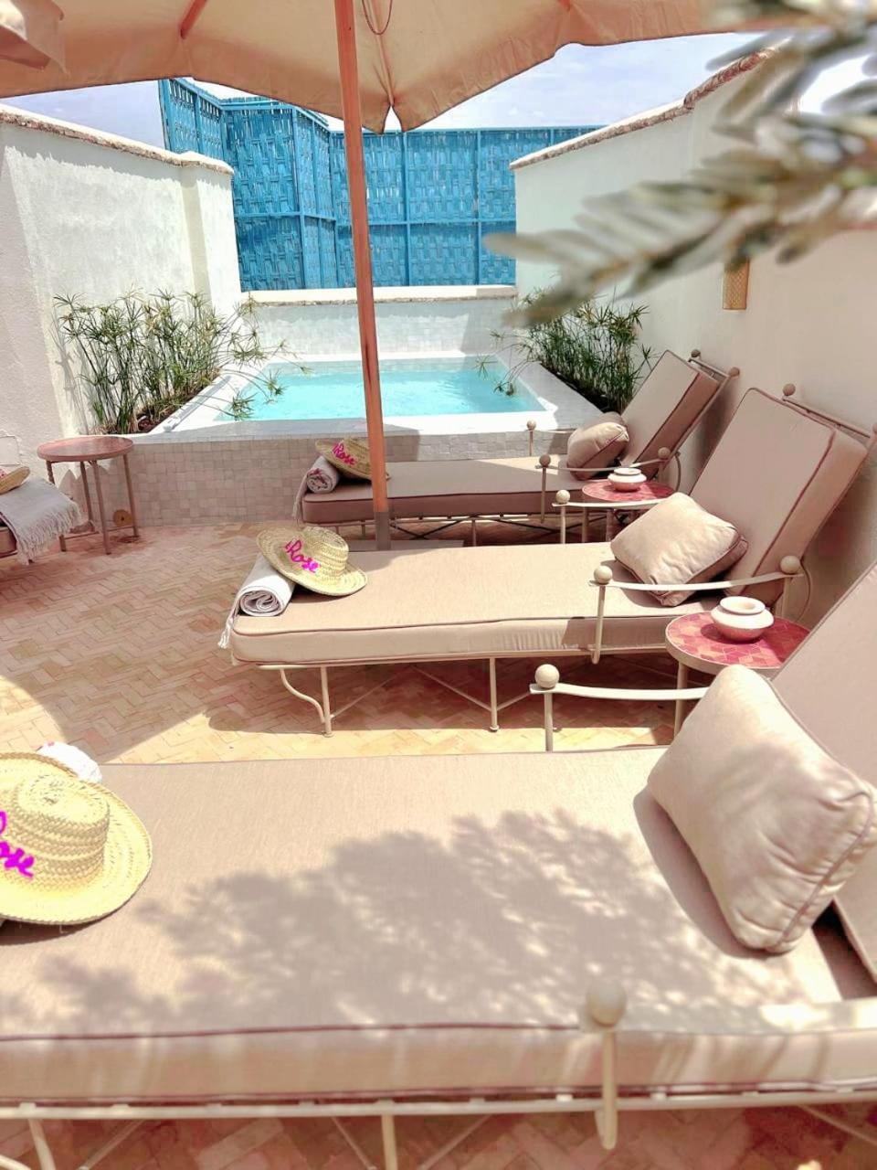 Bed and Breakfast Le Singe Rose Marrakesh Exterior foto