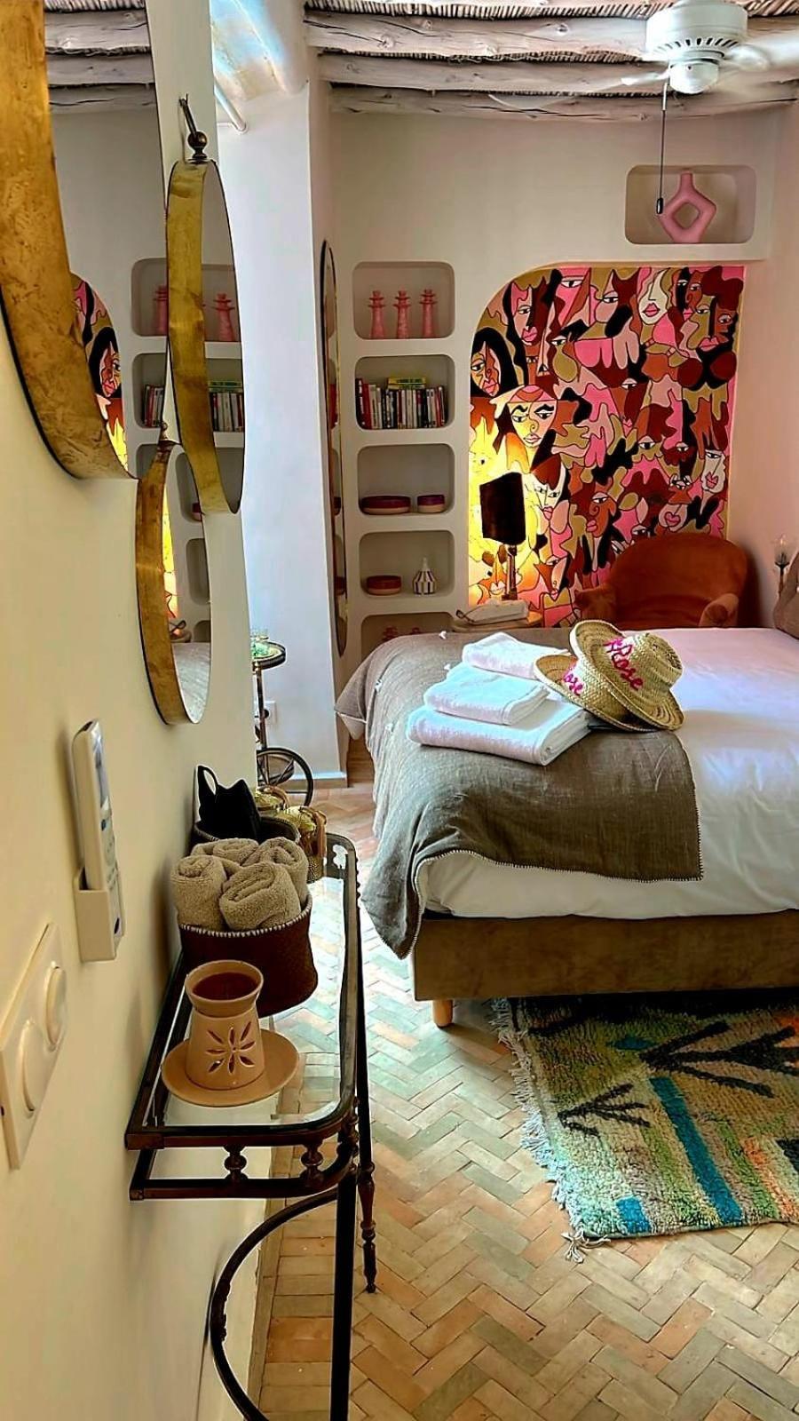 Bed and Breakfast Le Singe Rose Marrakesh Exterior foto