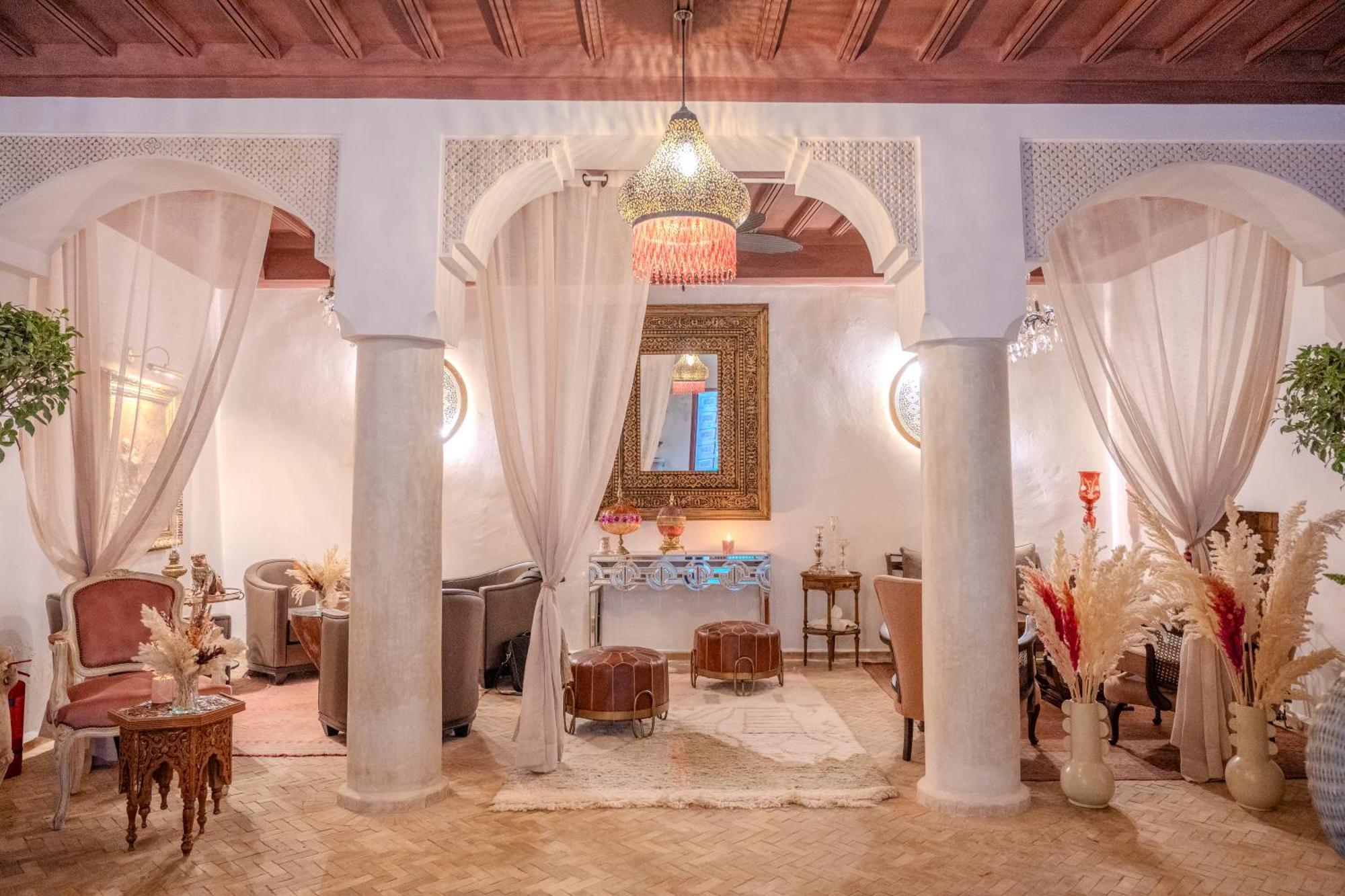 Bed and Breakfast Le Singe Rose Marrakesh Exterior foto