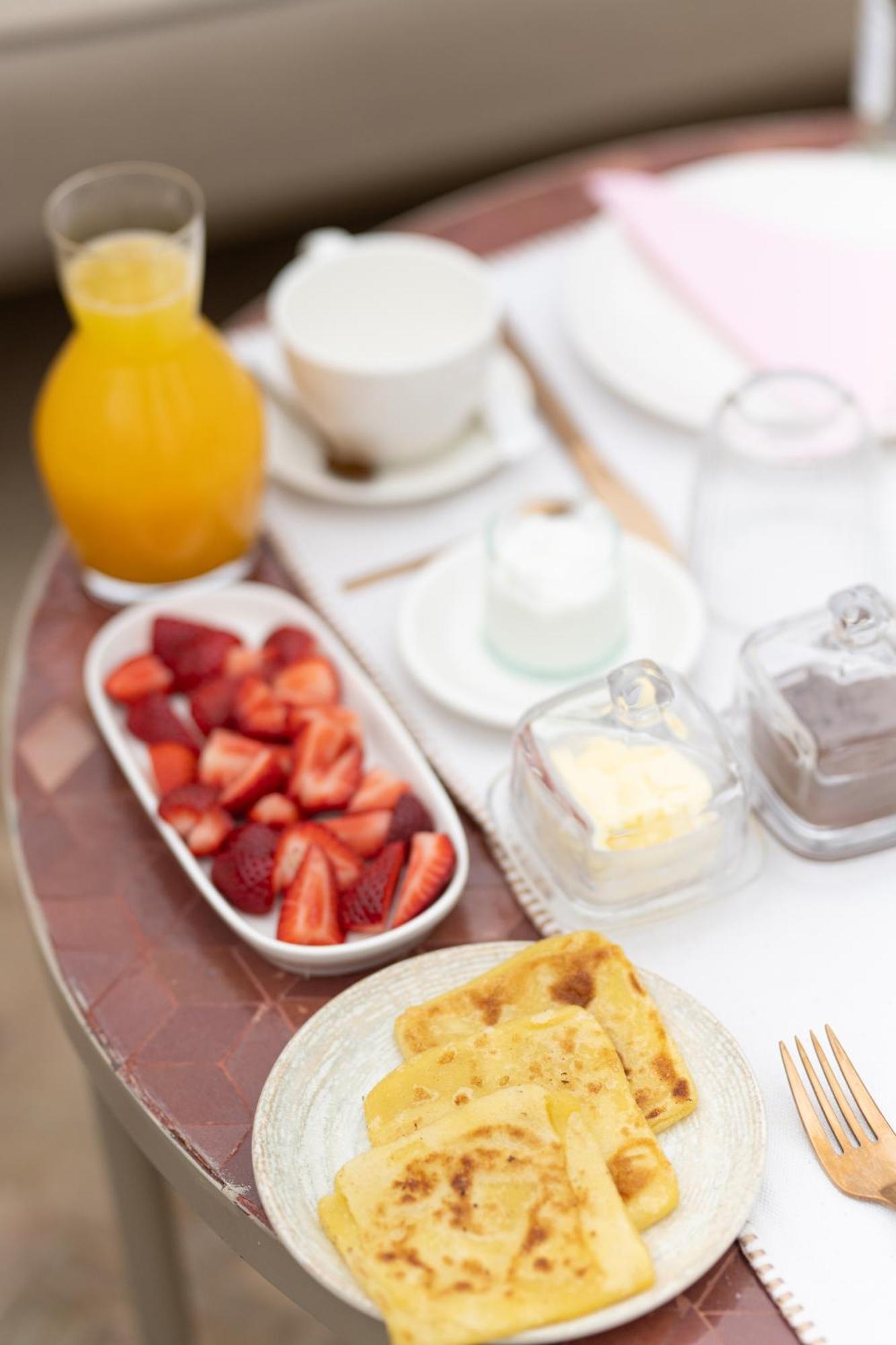 Bed and Breakfast Le Singe Rose Marrakesh Exterior foto